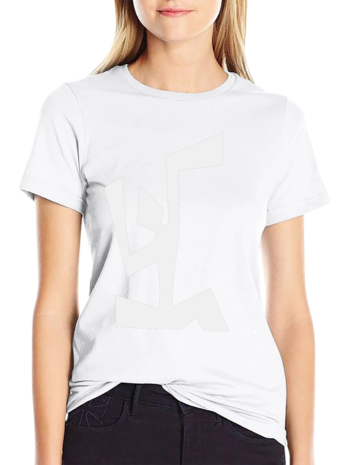 Abstract Graphic Tee - Modern Black T-Shirt