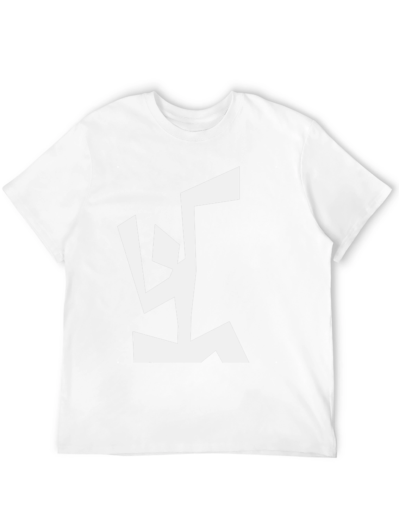 Abstract Graphic Tee - Modern Black T-Shirt