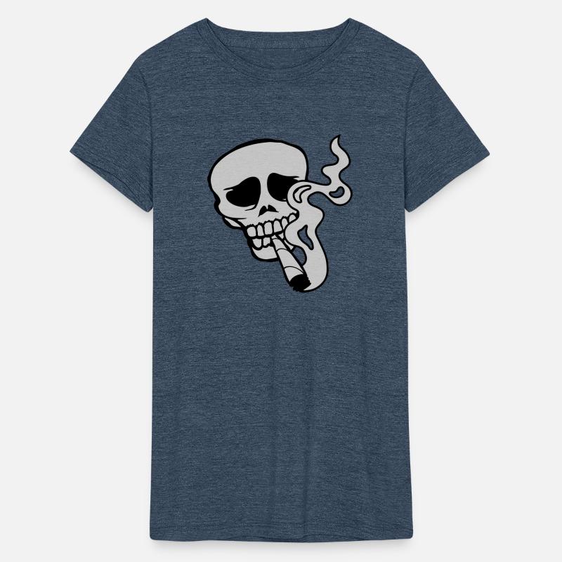 weed smoke skull skeleton