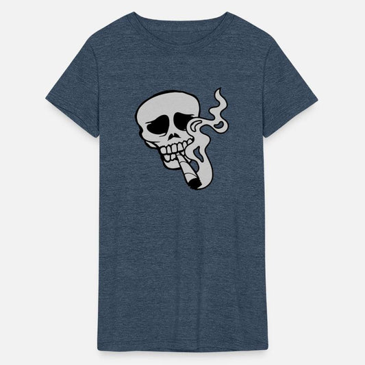 weed smoke skull skeleton