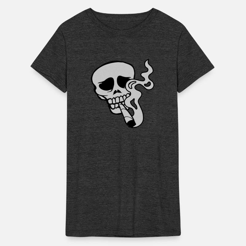 weed smoke skull skeleton