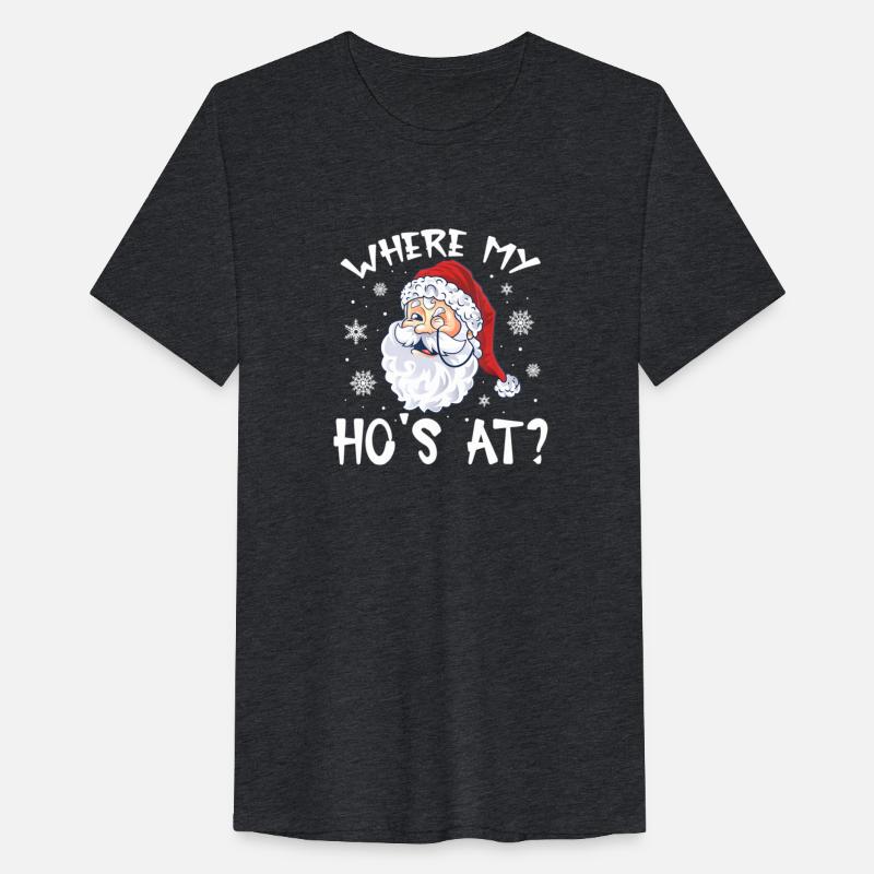 Where My Hos At Christmas Pajamas Santa