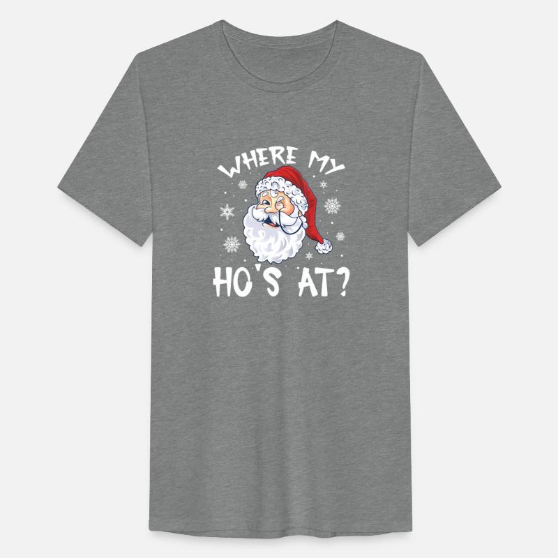 Where My Hos At Christmas Pajamas Santa