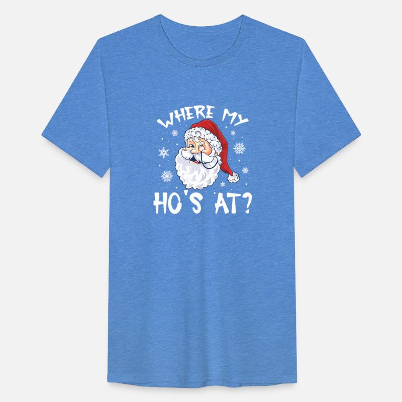 Where My Hos At Christmas Pajamas Santa