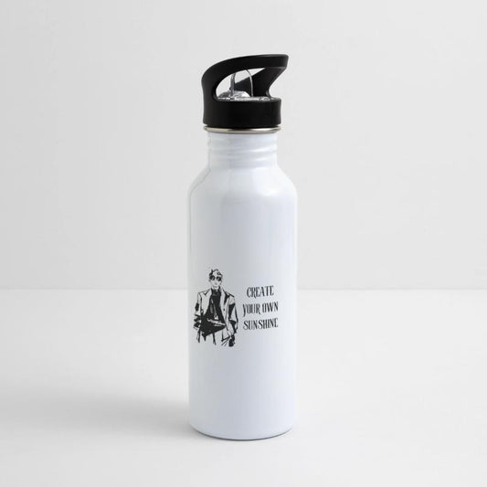 White Black Illustrated Brush Gentleman