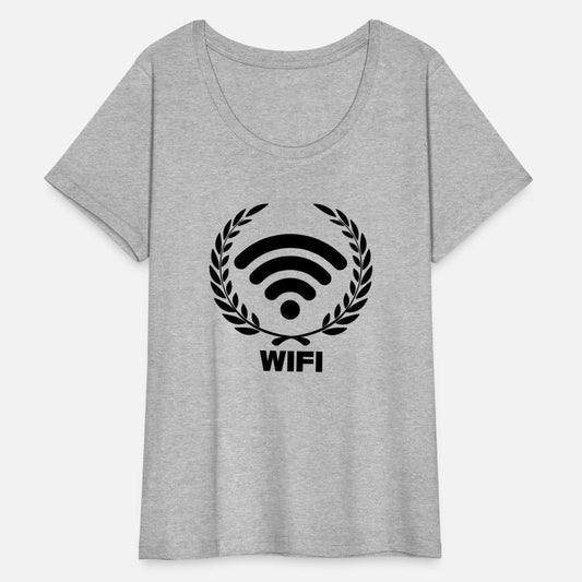 Wifi in laurel wreath