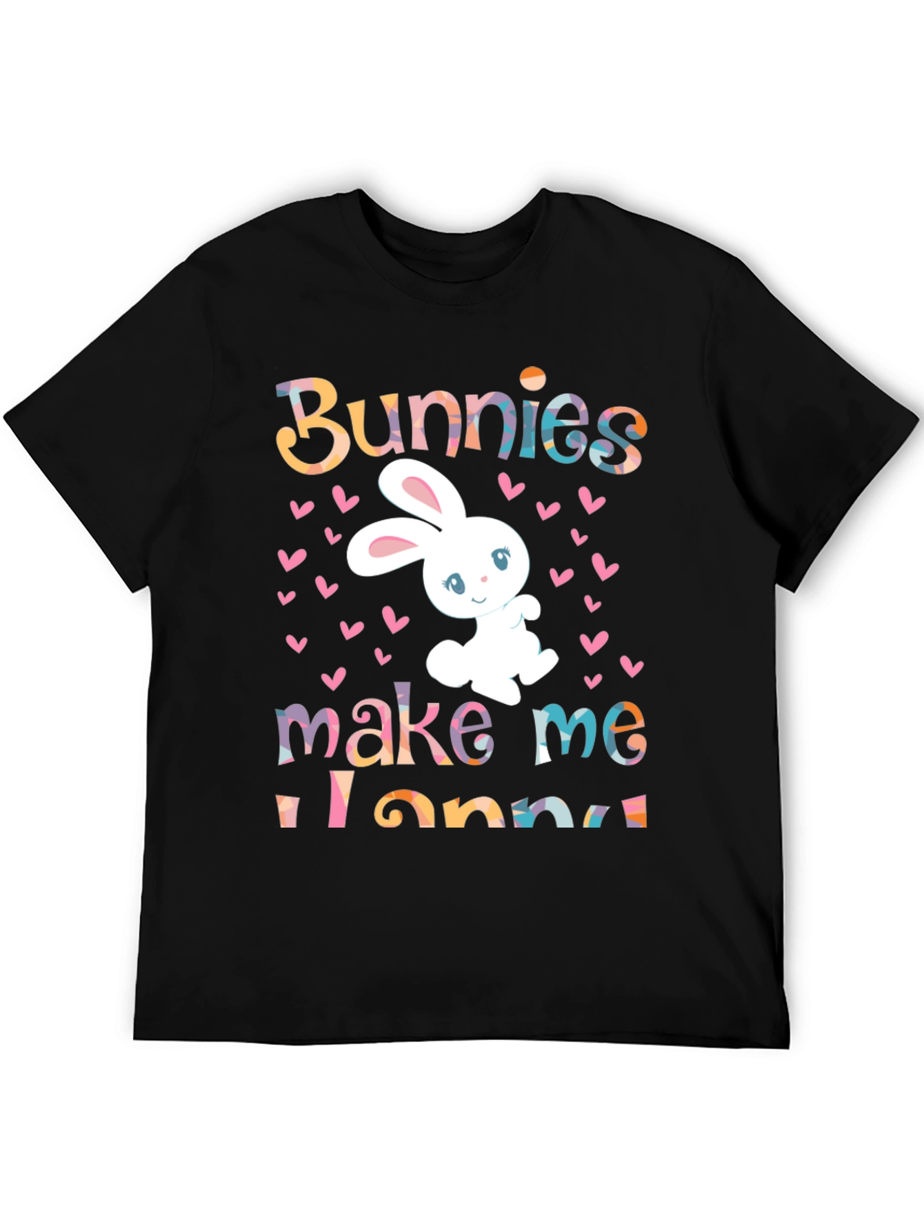 Easter Bunny Graphic Tee - Bunnies Make Me Hoppy