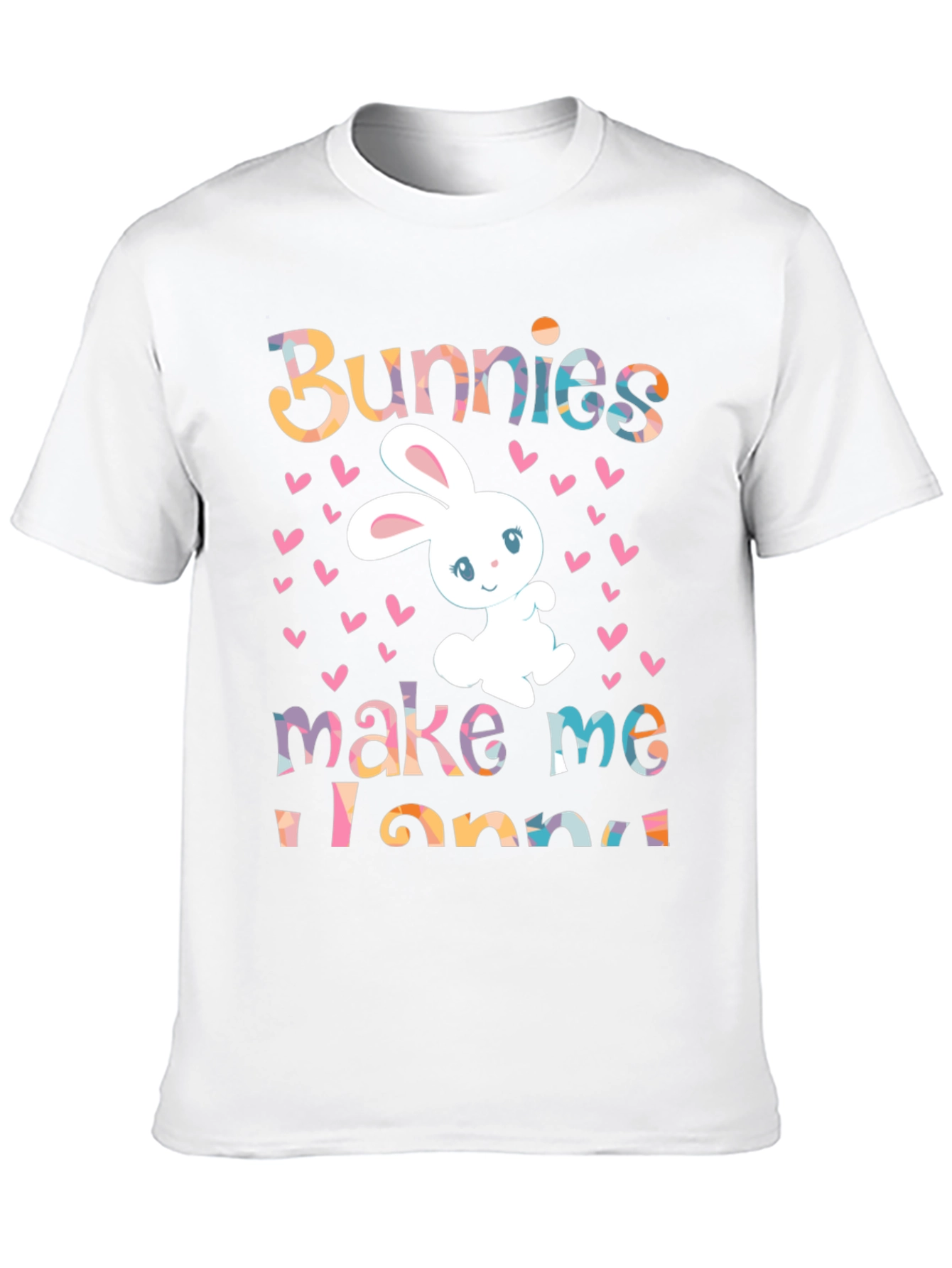 Easter Bunny Graphic Tee - Bunnies Make Me Hoppy