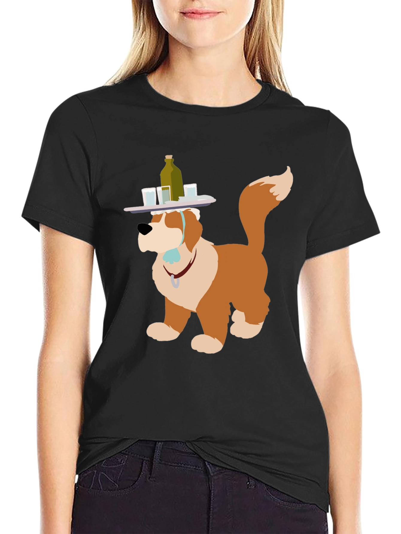 Saint Bernard Bartender Graphic Tee