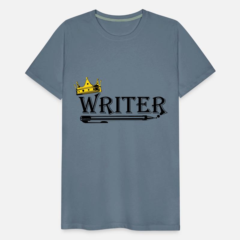 Writer With Gold Crown