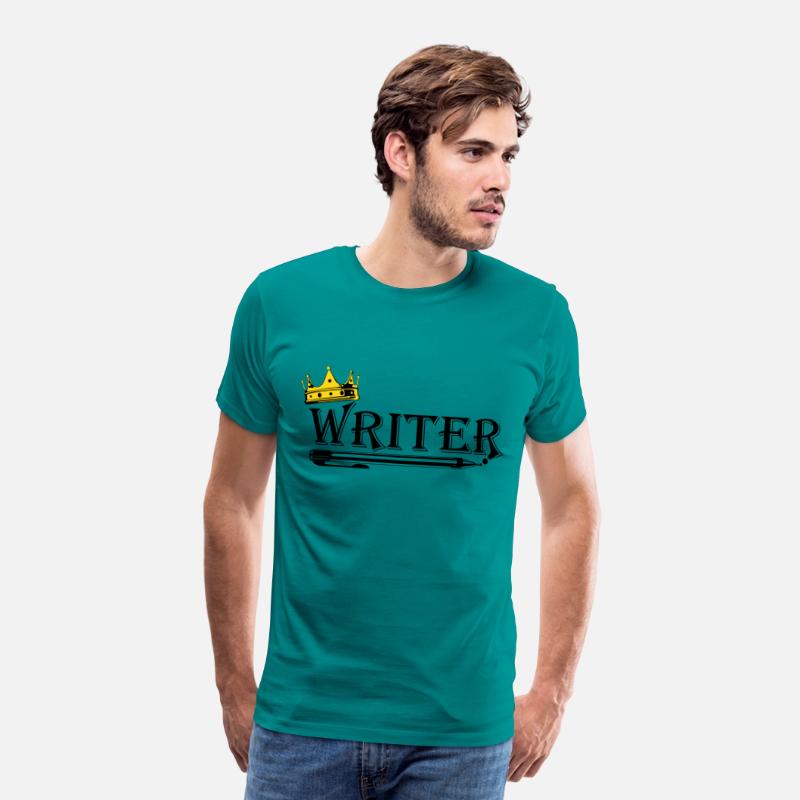 Writer With Gold Crown