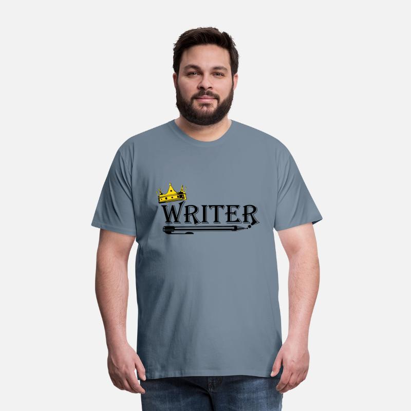 Writer With Gold Crown