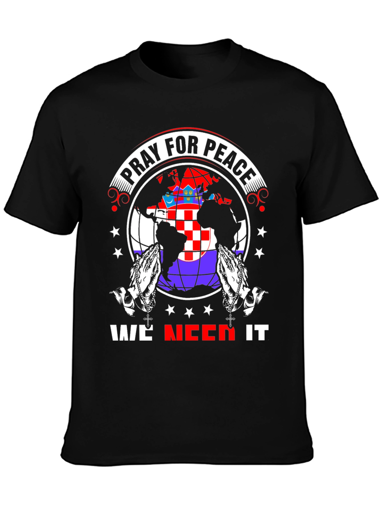 Pray for Peace Graphic T-Shirt