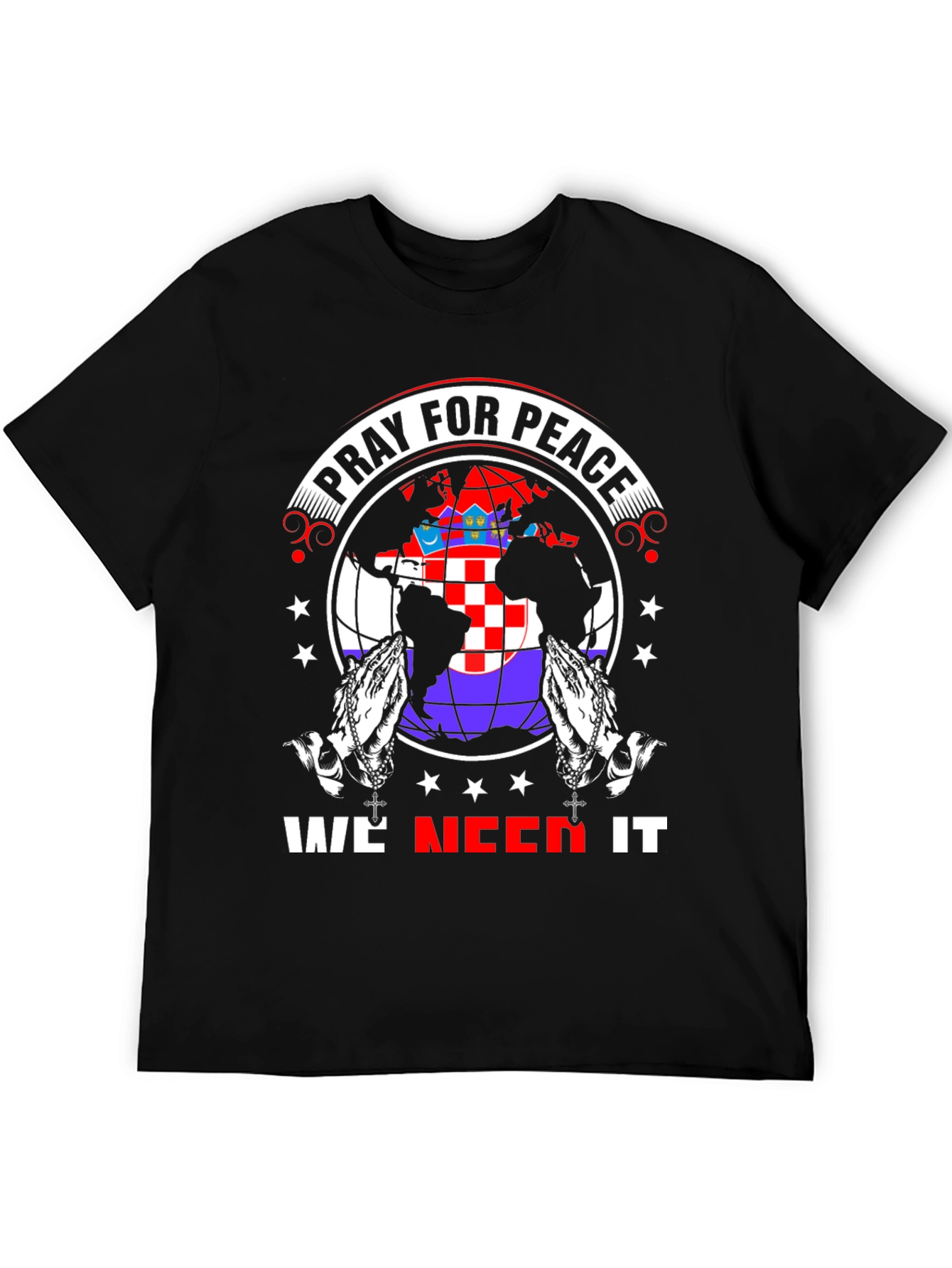 Pray for Peace Graphic T-Shirt