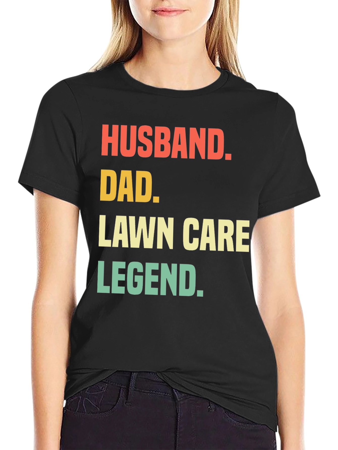 Husband Dad Lawn Care Legend Graphic Tee