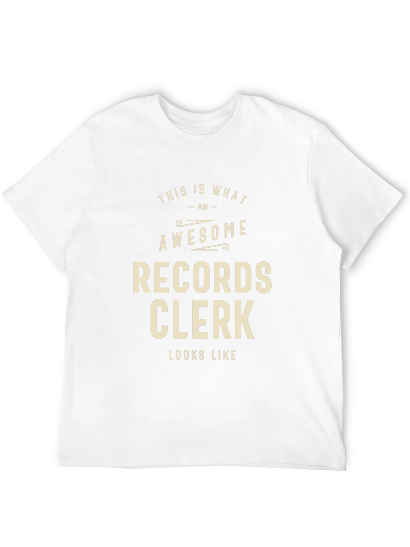 Awesome Records Clerk Graphic T-Shirt