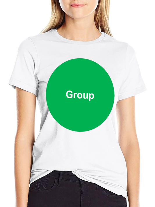 Group Green Circle Black T-Shirt
