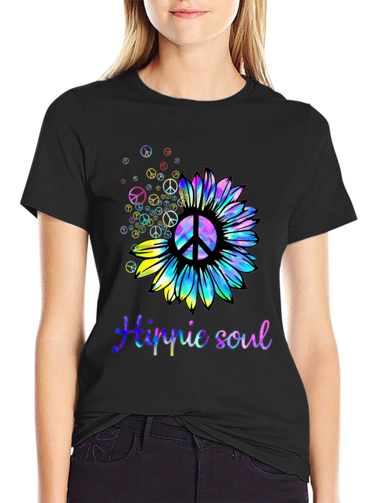Hippie Soul Sunflower Graphic Tee