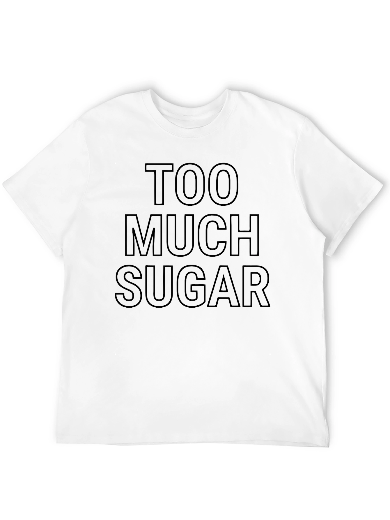 Too Much Sugar Graphic Tee - Black