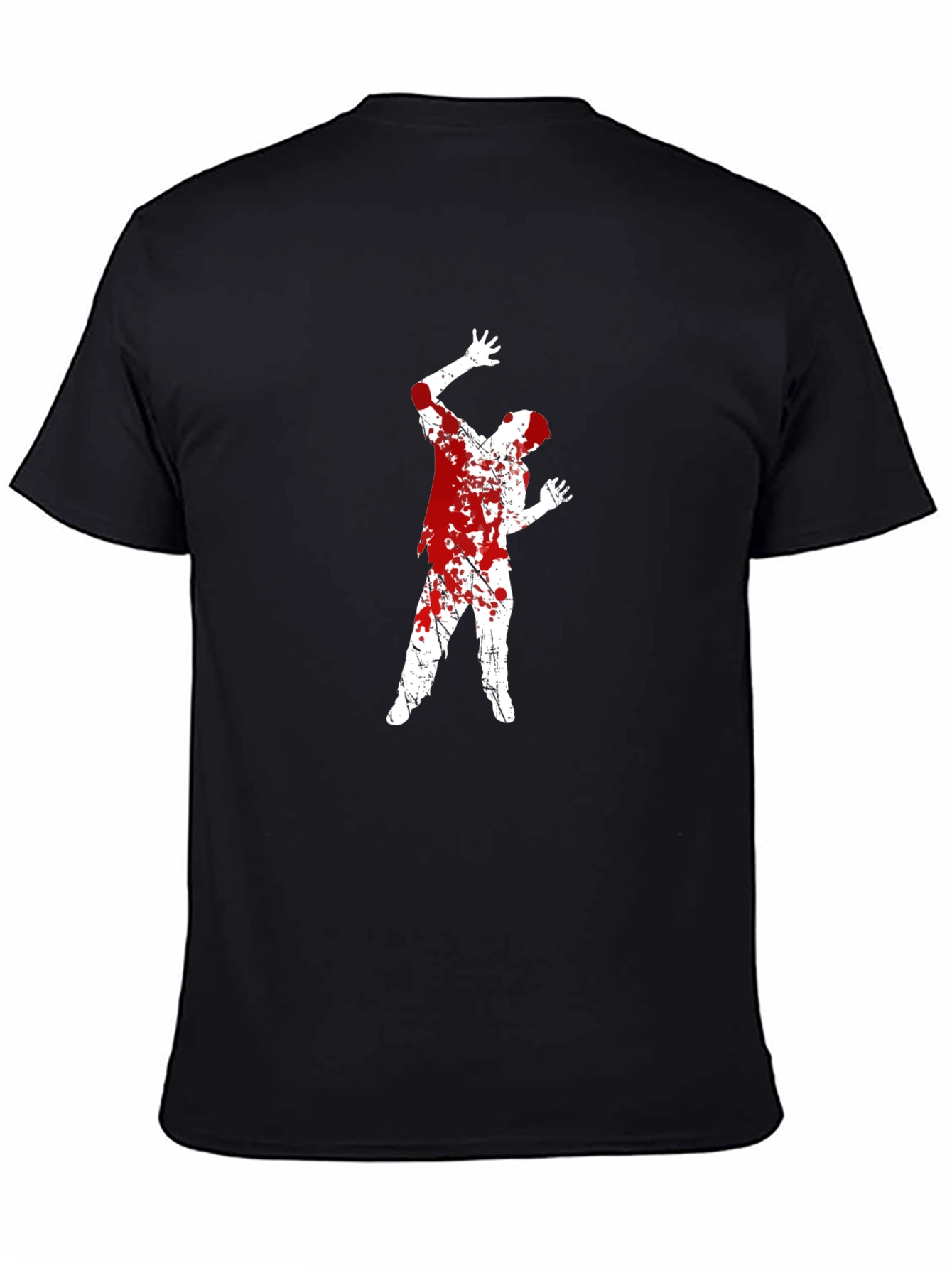 Bloody Zombie Graphic Tee - Mens Black T-Shirt