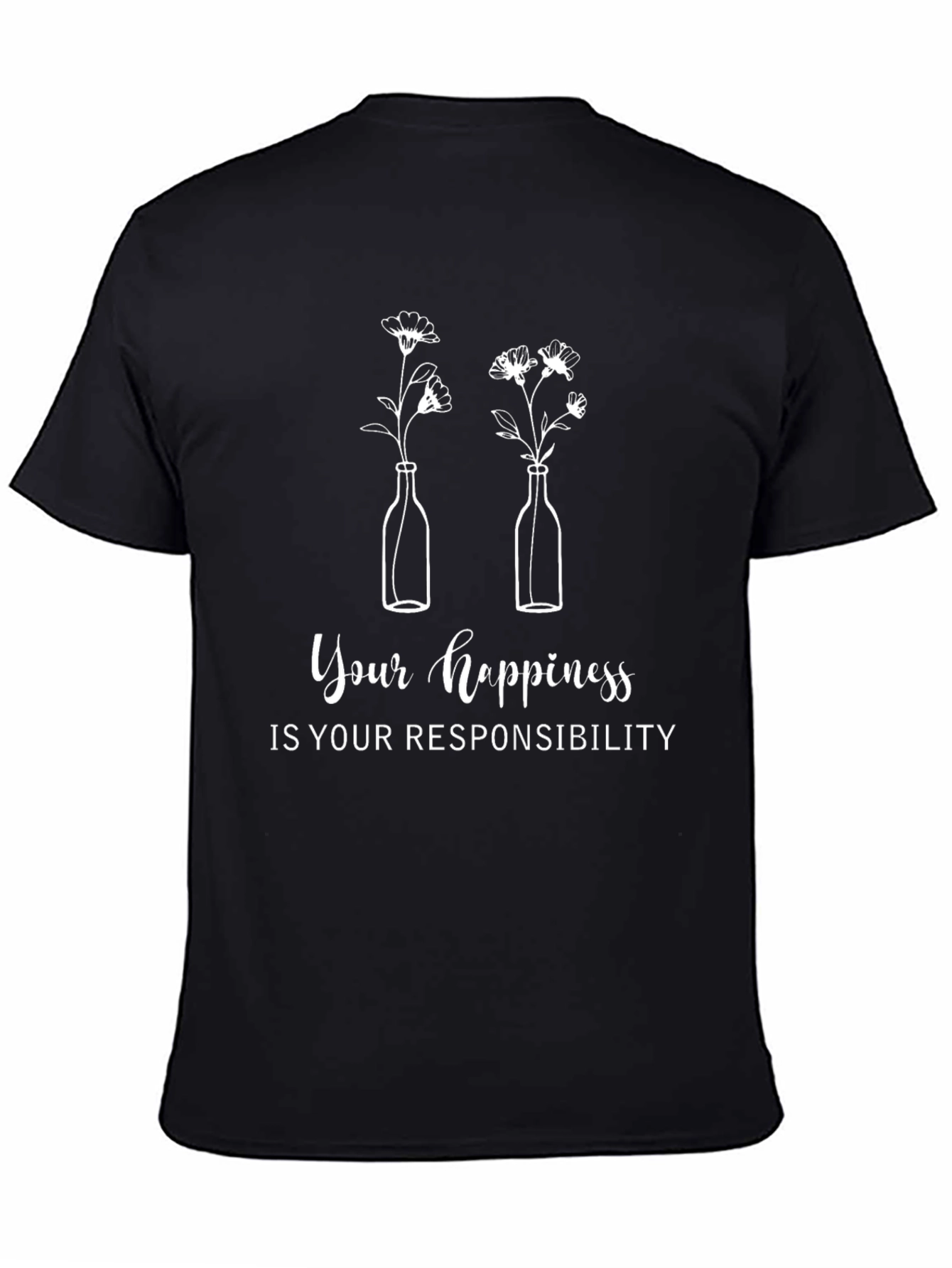 Happiness Responsibility Graphic T-Shirt