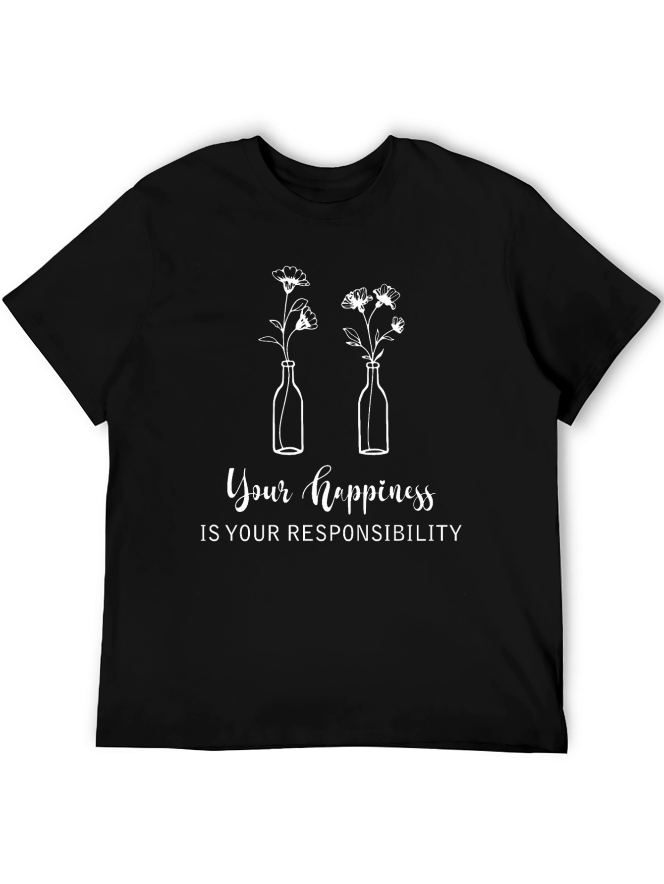 Happiness Responsibility Graphic T-Shirt