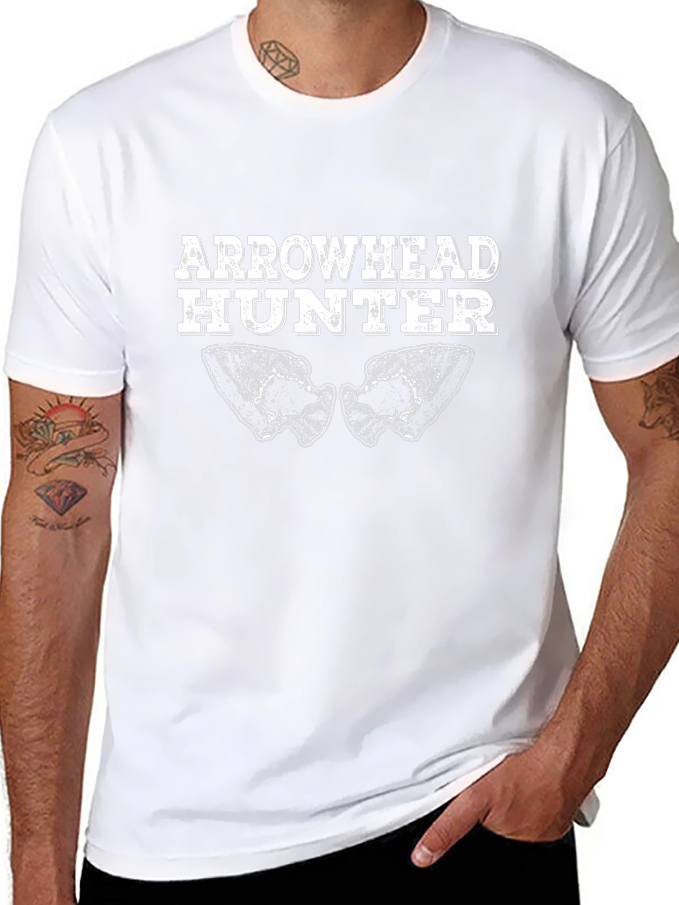 Arrowhead Hunter Graphic T-Shirt - Black