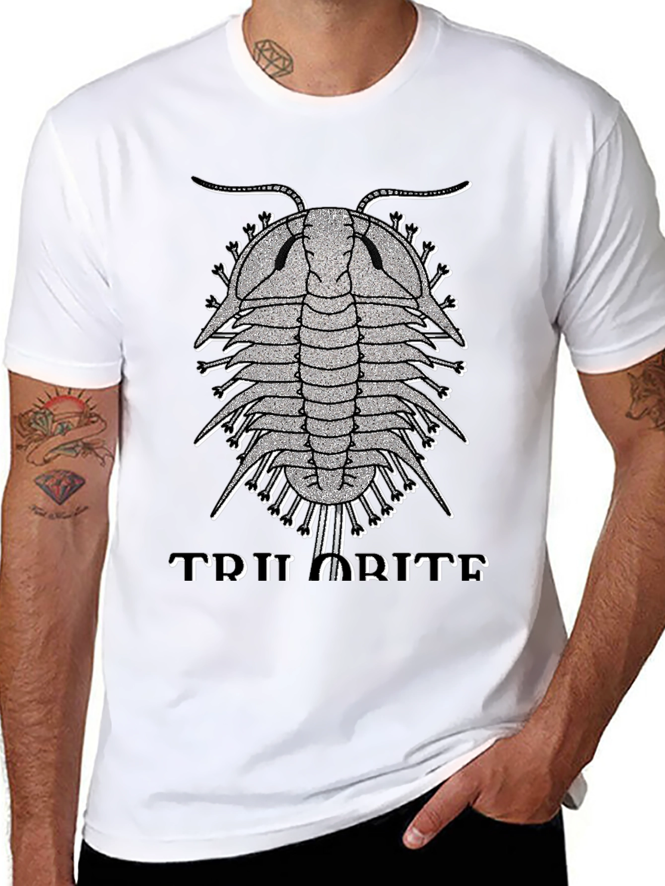 Trilobite Graphic Tee - Prehistoric Style