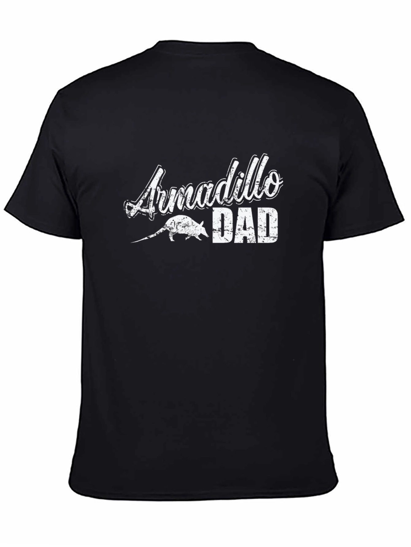Armadillo Dad Black T-Shirt