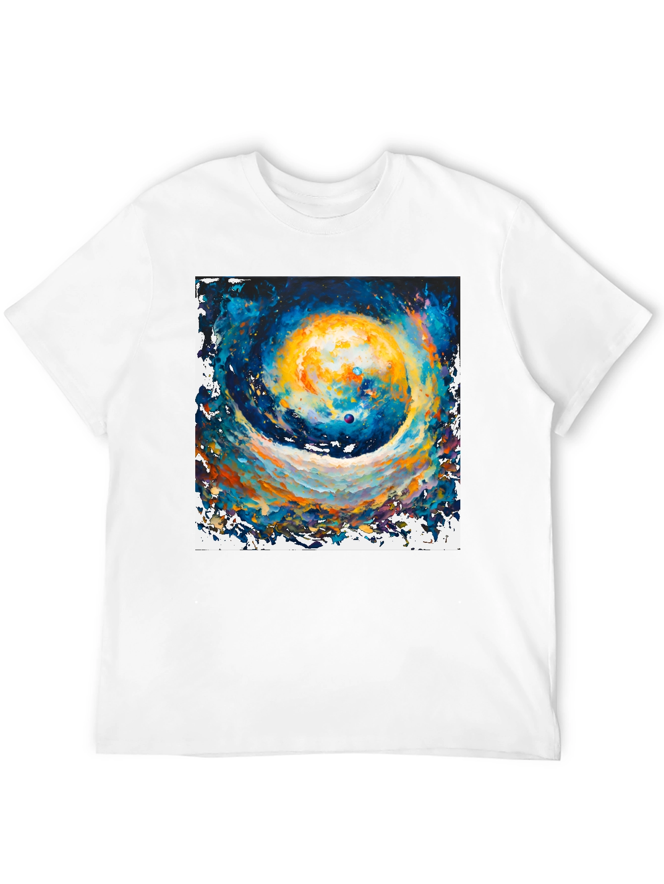 Galaxy Swirl Graphic Tee - Abstract Art T-Shirt
