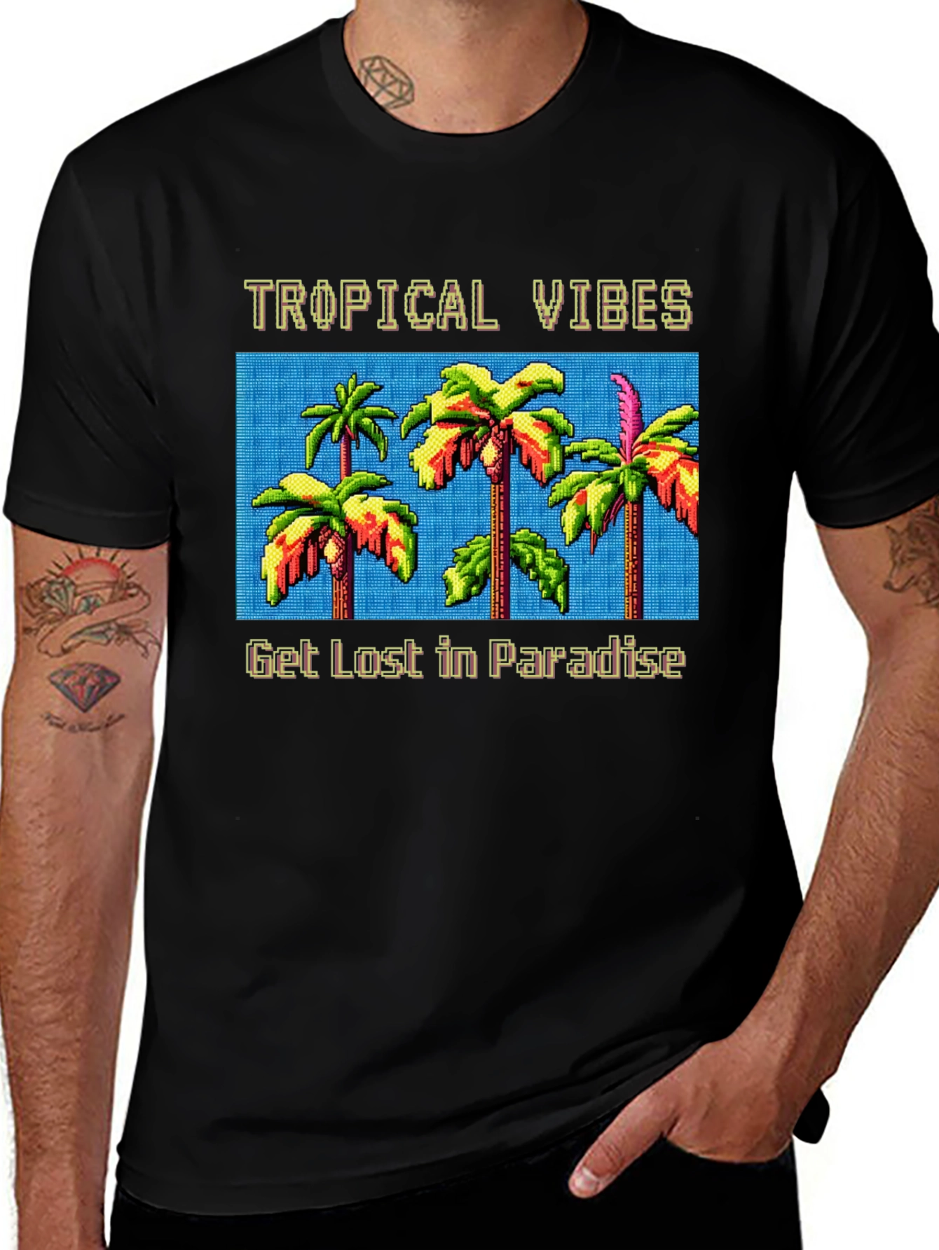 Tropical Vibes T-Shirt - Paradise Found!