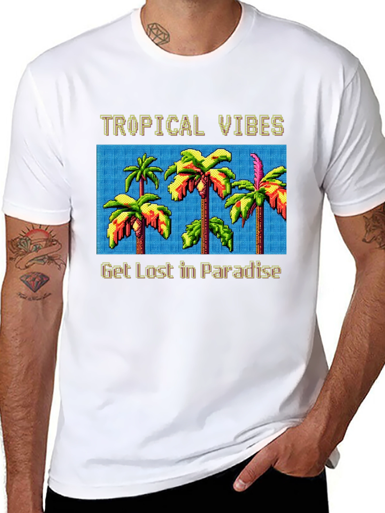 Tropical Vibes T-Shirt - Paradise Found!
