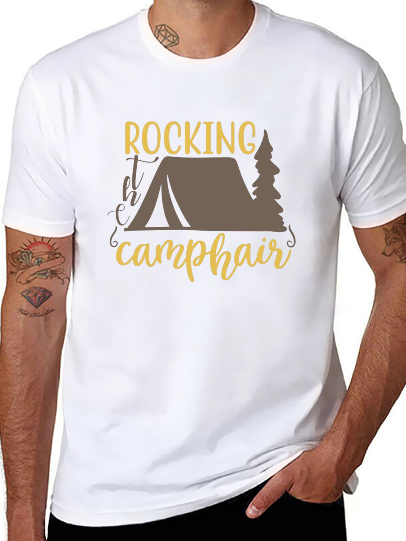 Rocking the Camp Hair T-Shirt