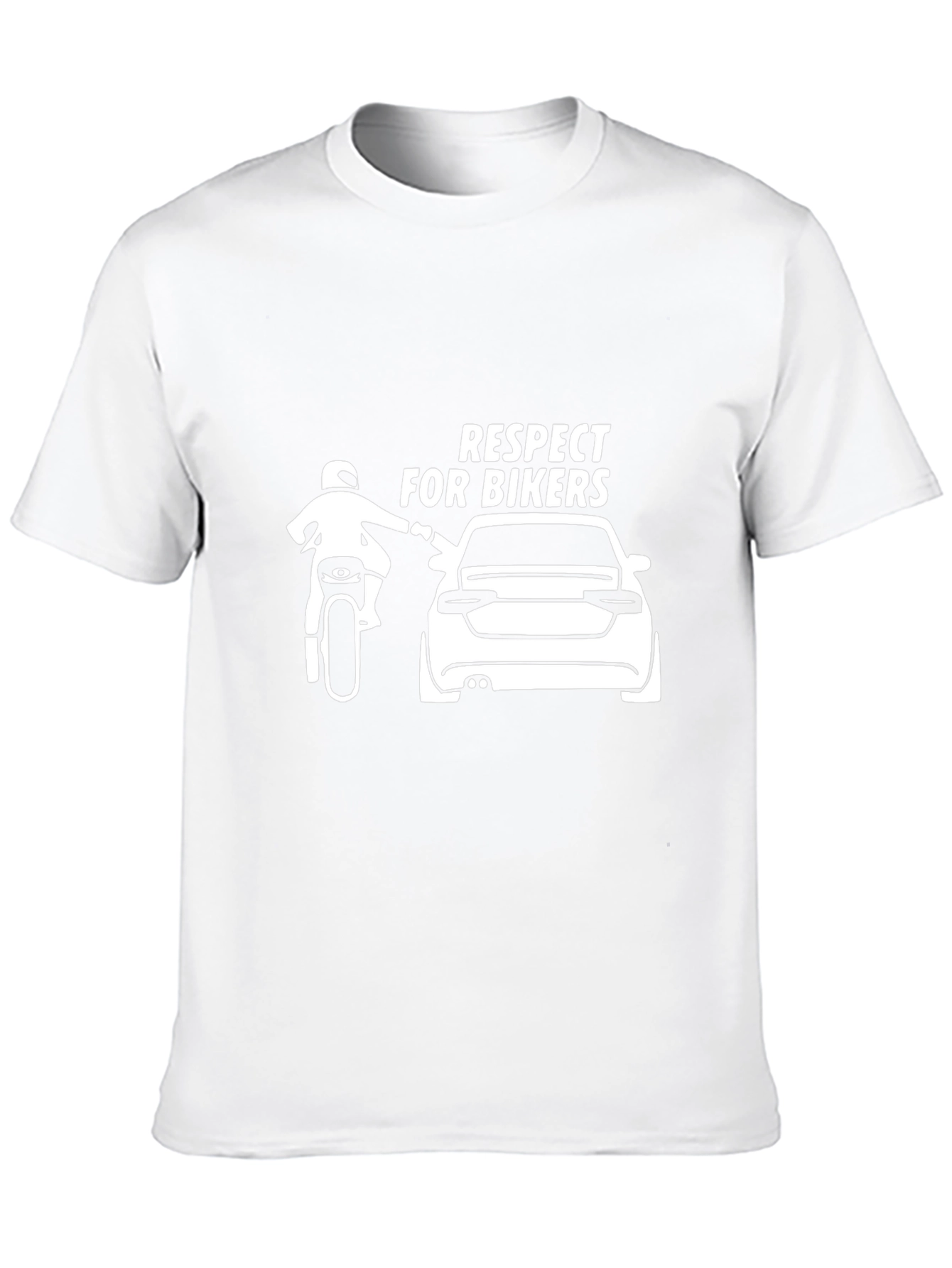 Respect for Bikers Graphic T-Shirt - Black