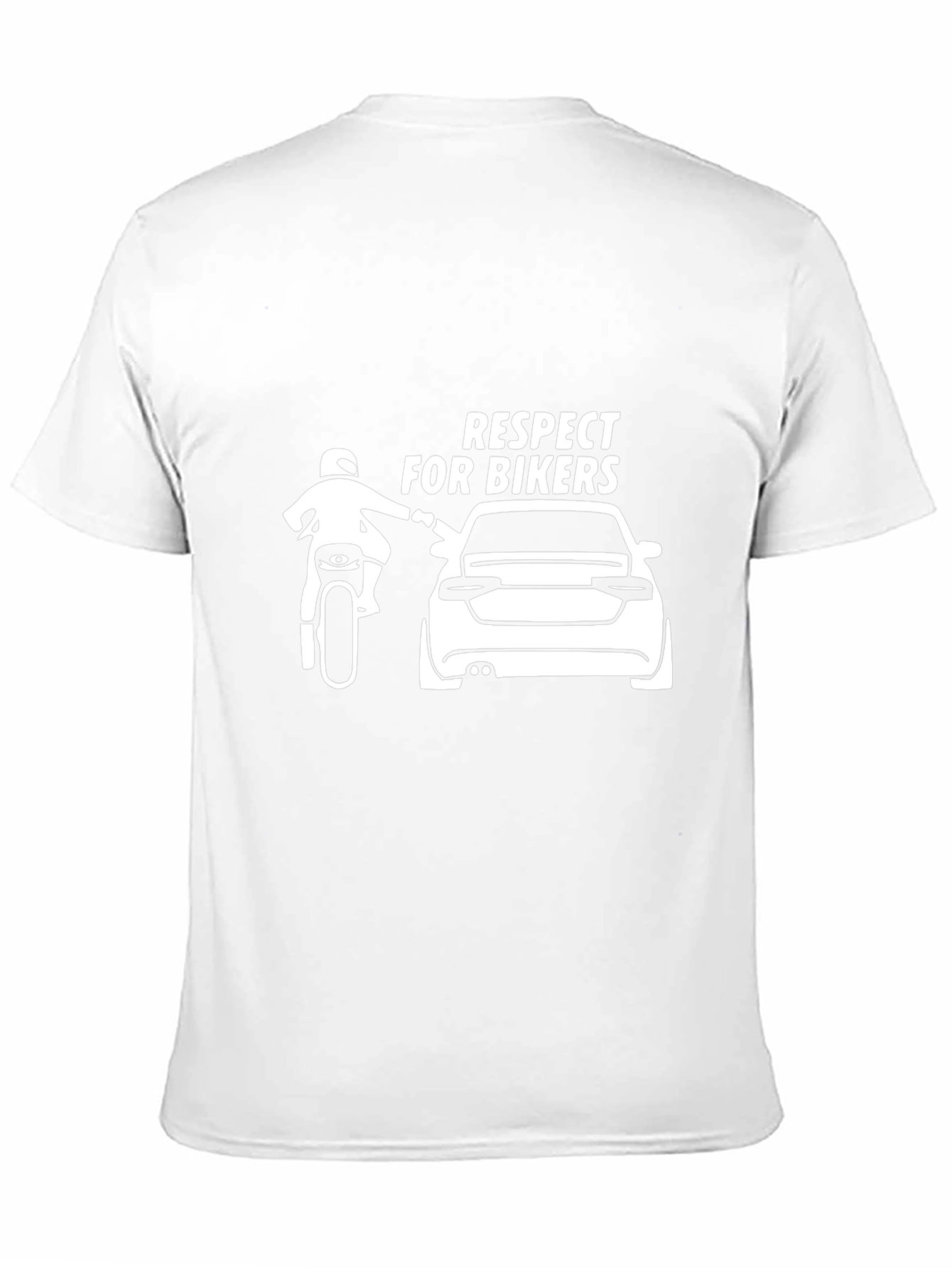 Respect for Bikers Graphic T-Shirt - Black