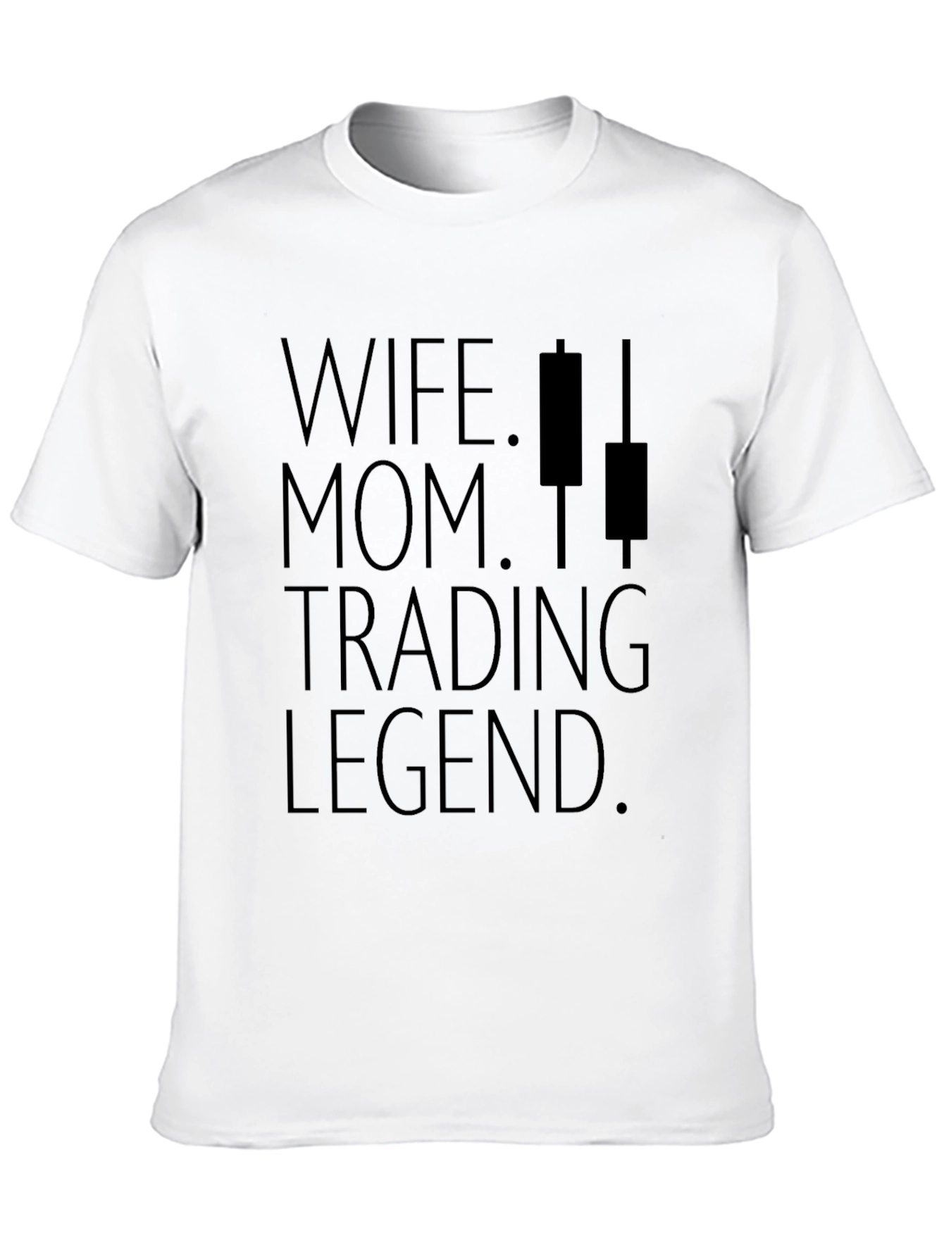Wife Mom Trading Legend Graphic Tee - Black