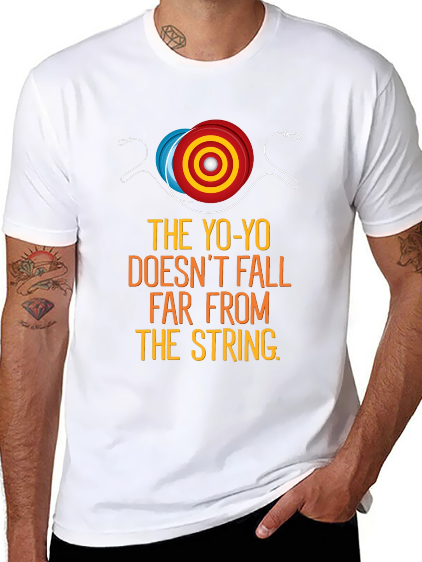 Yo-Yo String Humor Graphic T-Shirt