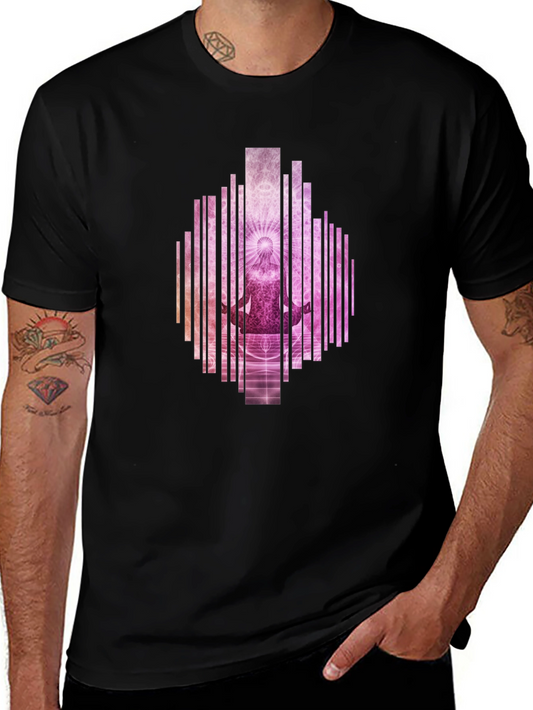 Zen Meditation Black T-Shirt