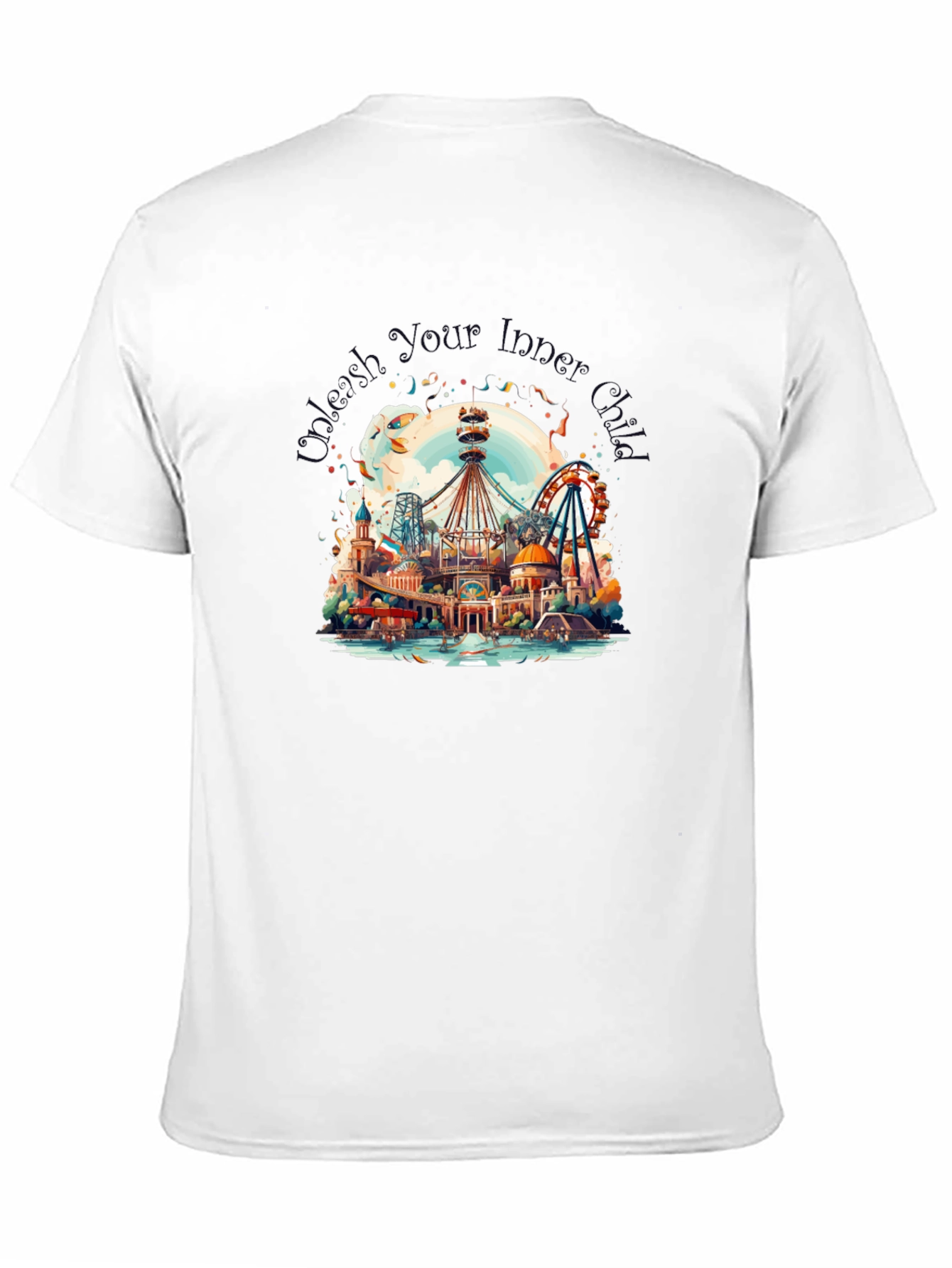 Whimsical Amusement Park Graphic Tee