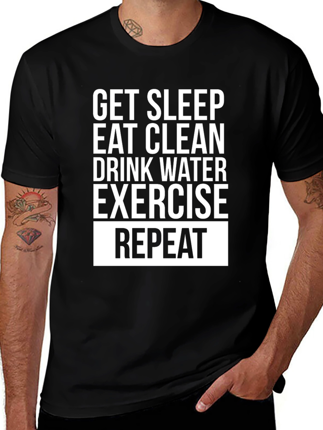 Fitness Motivation Graphic T-Shirt