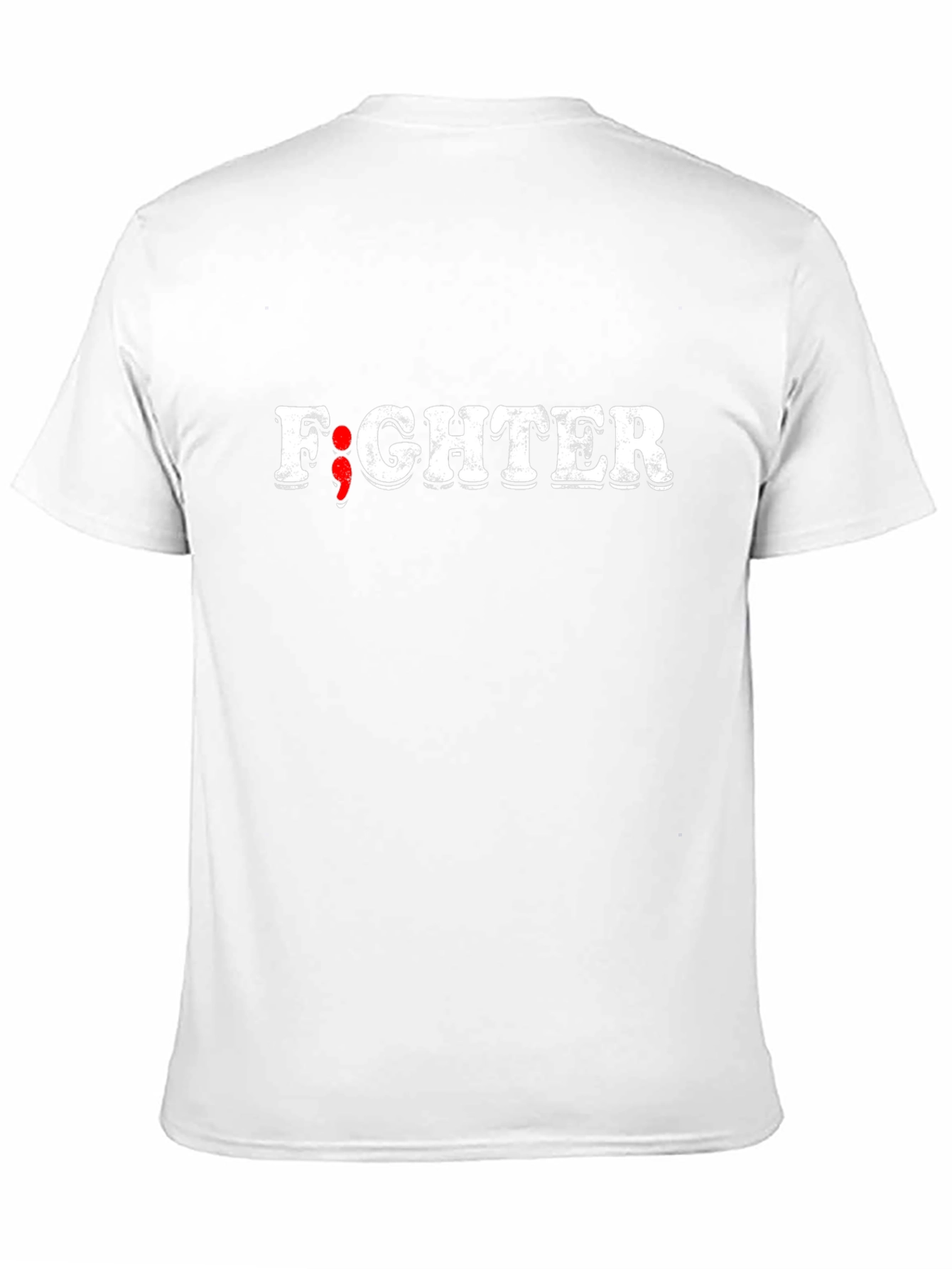Fighter Semilcolon Graphic Tee - Black