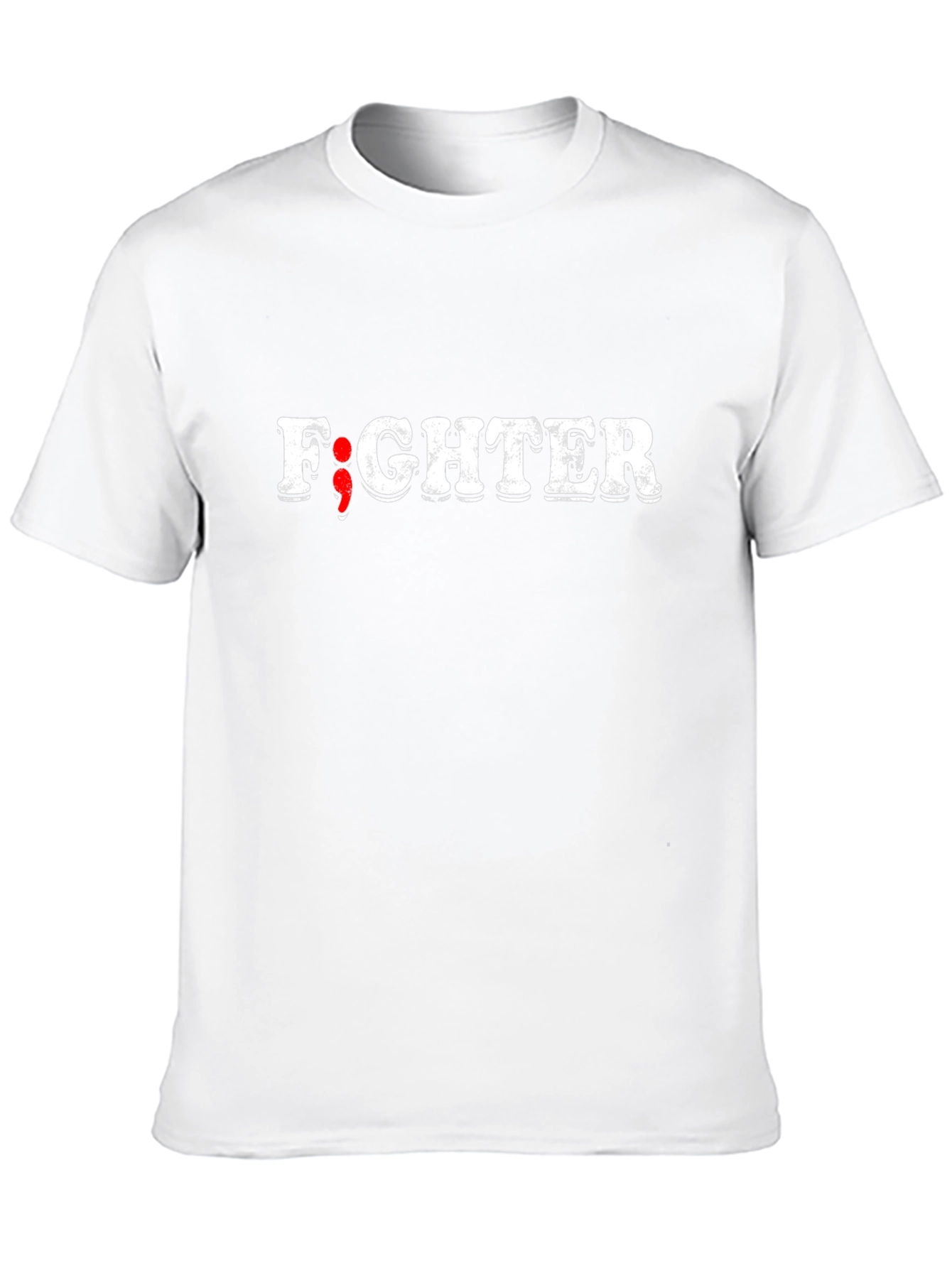 Fighter Semilcolon Graphic Tee - Black