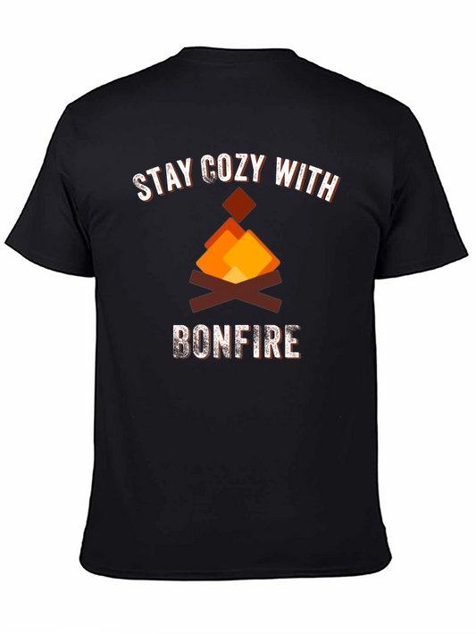 Stay Cozy With Bonfire Graphic T-Shirt
