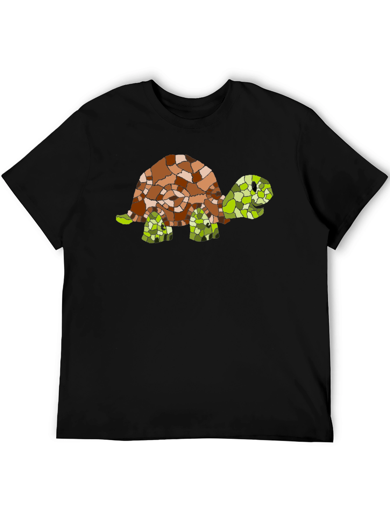 Turtle Mosaic Graphic T-Shirt