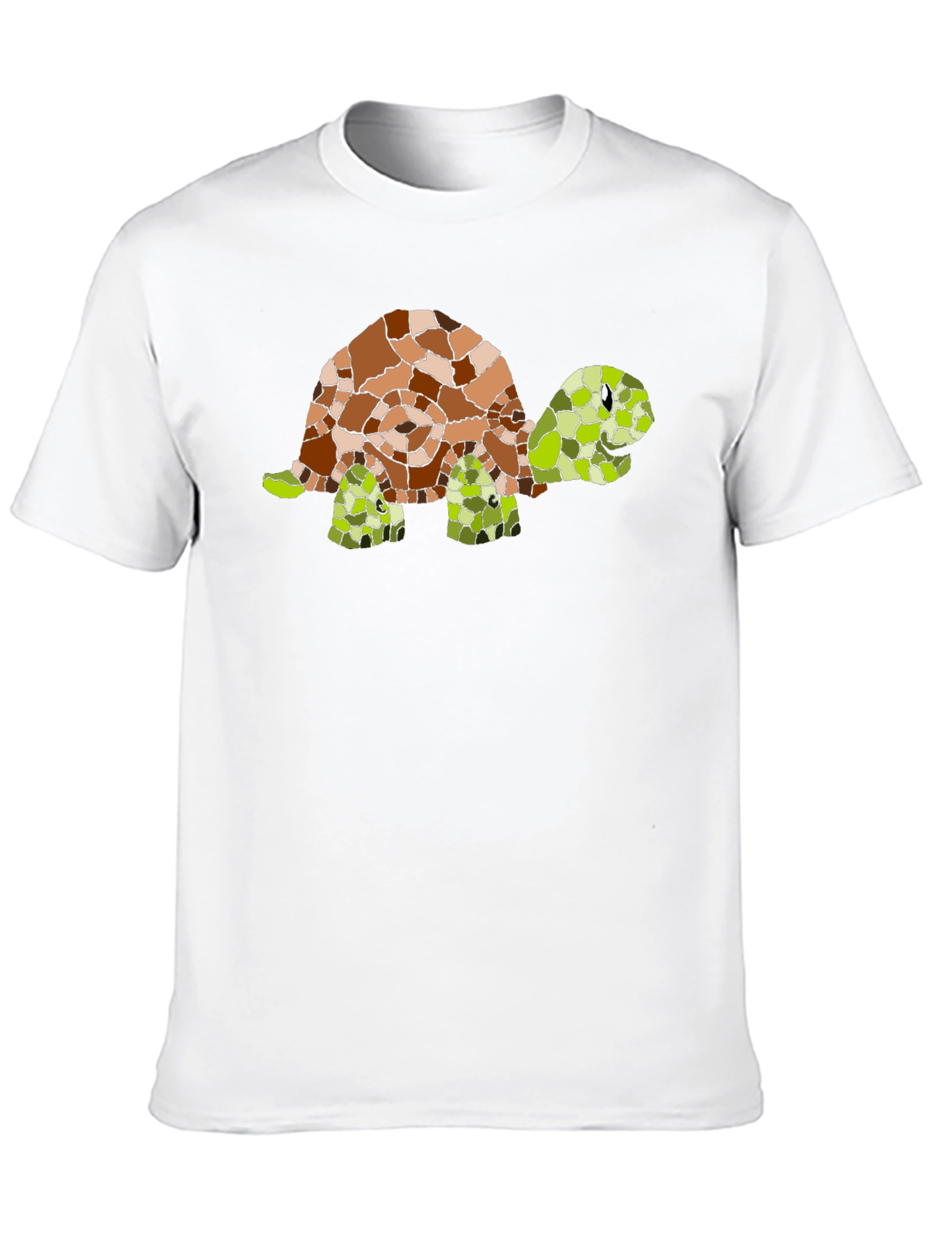 Turtle Mosaic Graphic T-Shirt