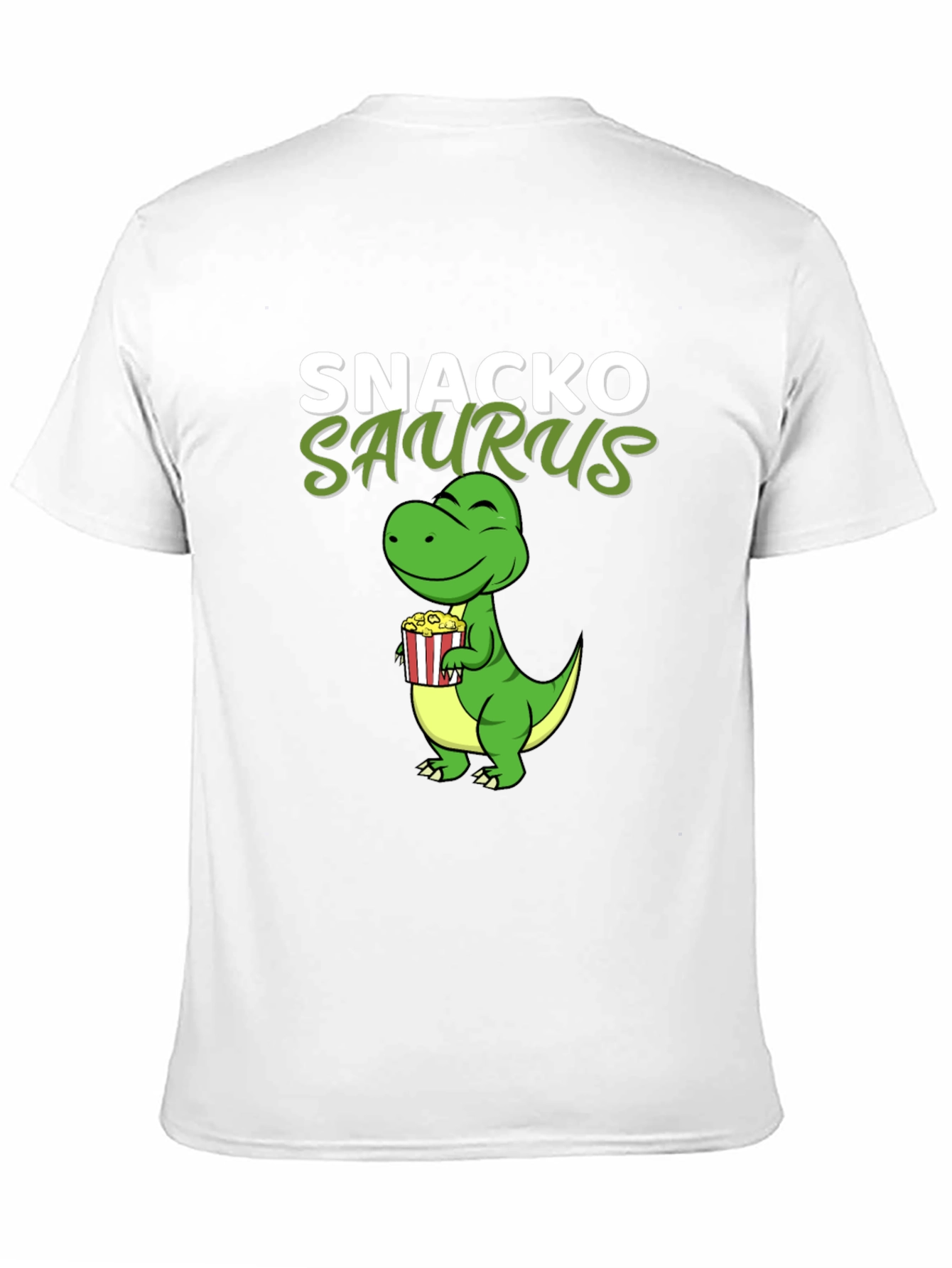 Snackosaurus T-Shirt - Funny Dinosaur Snack Lover Tee