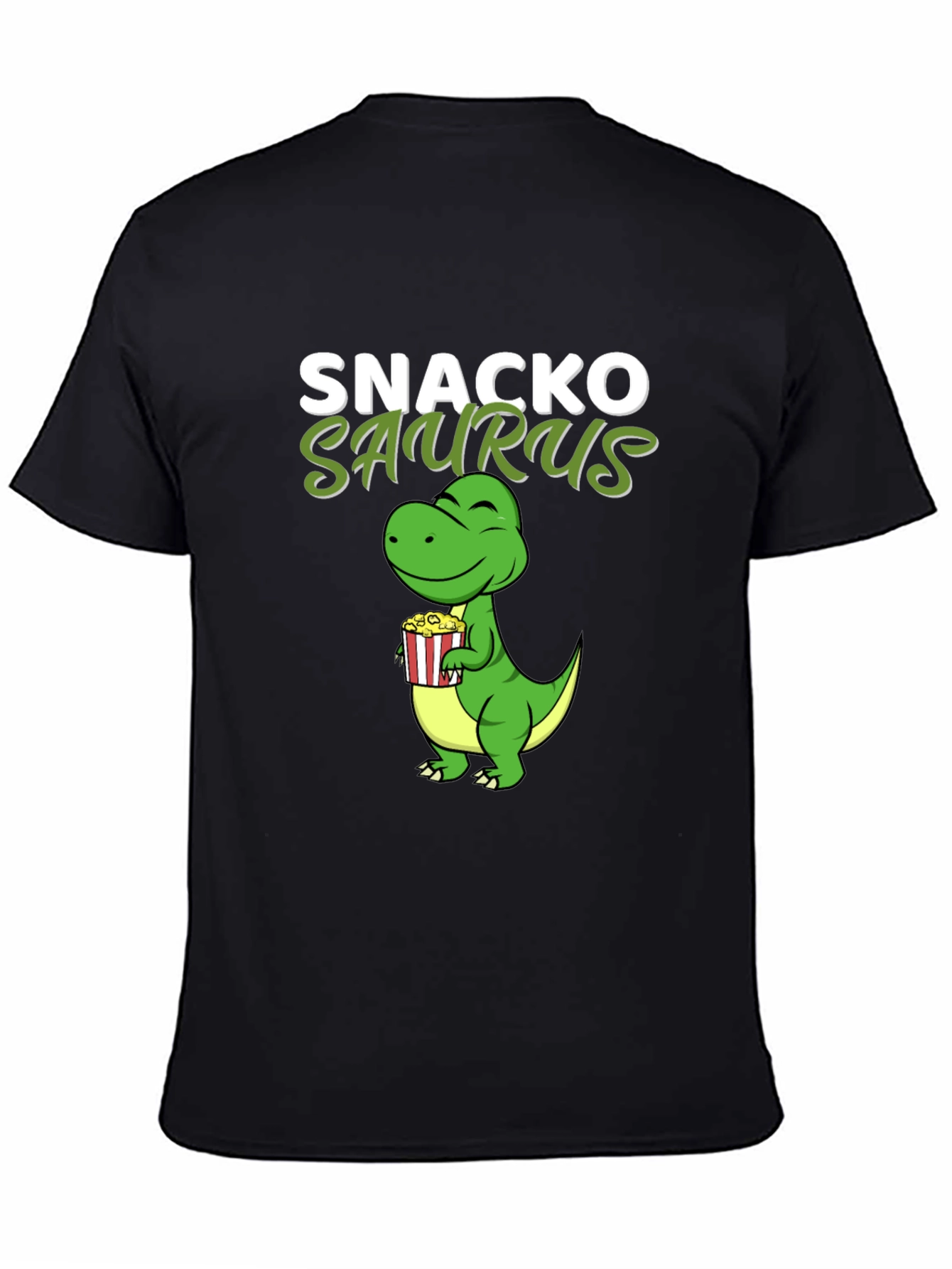 Snackosaurus T-Shirt - Funny Dinosaur Snack Lover Tee
