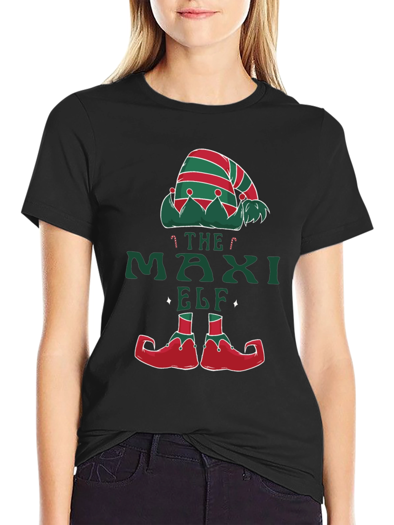 The Maxi Elf Christmas T-Shirt - Holiday Fun