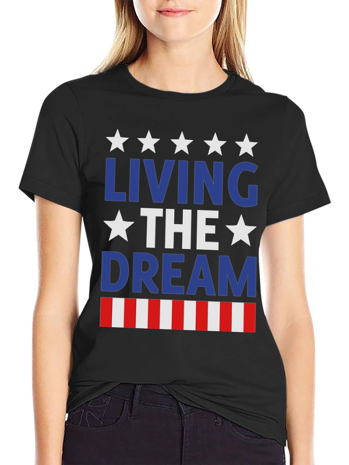 Living the Dream Patriotic T-Shirt