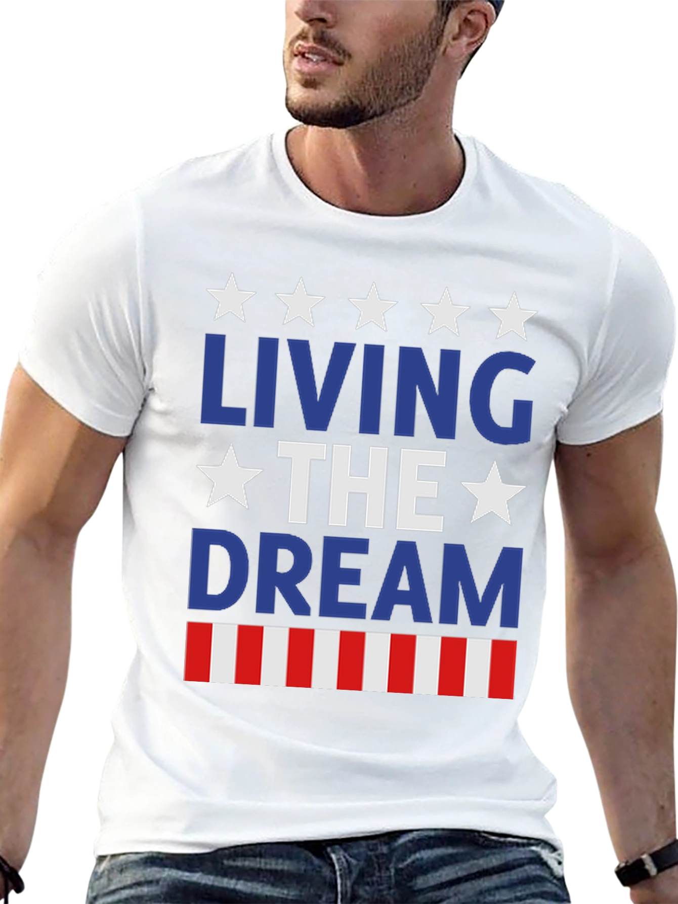 Living the Dream Patriotic T-Shirt